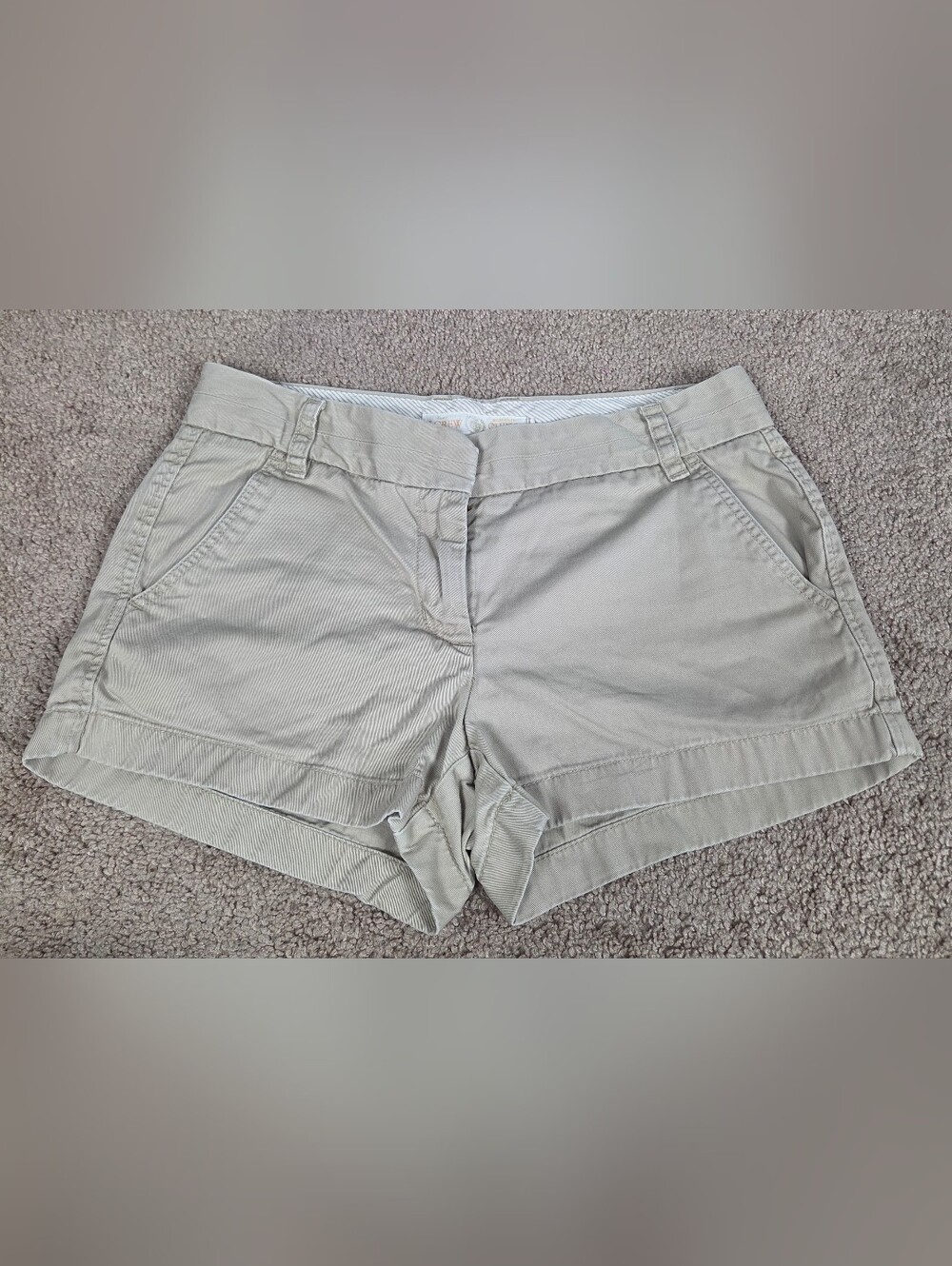 J. Crew Light Khaki Bermuda Shorts